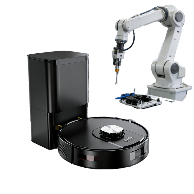 Factory Wholesale Laser Navigation Robot Vacuum Cleaner Auto Dust Collection Sweep Mop 3 in 1 Smart Home APP WIFI Control OEM