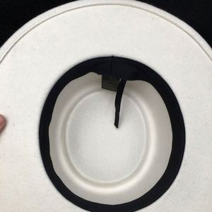 Chapeau Fedora en feutre 100% laine pour femme, respirant et confortable, broderie 3D, unisexe, décontracté, pour affaires, extérieur, fête, printemps, été, automne - Product Image 6