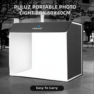 Caja de Luz Portátil para Estudio Fotográfico PULUZ, Personalizable al por Mayor, 60 x 40 cm, Kit de Estudio Fotográfico Cúbico con 4 Fondos de Colores - Product Image 4