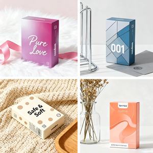 Boîte rigide à fermeture magnétique en relief, écologique, recyclée, biodégradable, personnalisée, emballage de préservatifs, design de luxe pour jouets pour adultes - Product Image 4