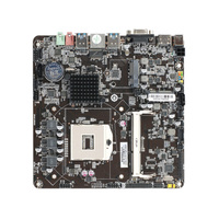 Placa base todo en uno para PC, placa base HM65 mini ITX en zócalo PGA988 compatible con CPU de segunda/tercera generación