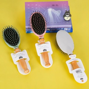 Peigne à cheveux coussiné multicolores 8 cm pour coiffure professionnelle en salon - Product Image 3