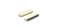 Conector FPC YZTECH de 1.0 mm, Inserción Frontal y Abatimiento Trasero, H2.0 mm, Completamente Dorado, Embalaje en Rollo, Modelo 15P FPC1.0-15P