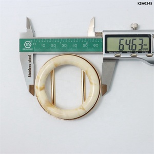 Botones Decorativos de Aleación con Incrustaciones de Ámbar, Modelo Twin Textile Erajes New Amber - Product Image 6