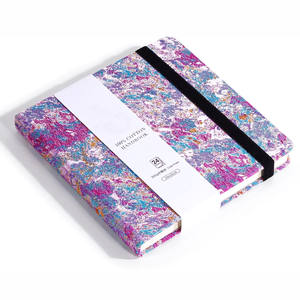 XinyiArt 100% coton 300gsm sans acide 24 feuilles presse à froid carré <span class=keywords><strong>aquarelle</strong></span> Journal bloc de <span class=keywords><strong>papier</strong></span> carnet de croquis pour artistes adultes - Product Image 1