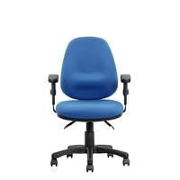 Fauteuil de bureau ergonomique moderne en tissu avec roulettes en nylon, faible MOQ