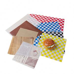 Papel Encerado Personalizado para Alimentos, Papel Antigrasa para Envolver Hamburguesas y Sándwiches, Papel para Envolver Hamburguesas de Restaurante para Empacar Alimentos - Product Image 2