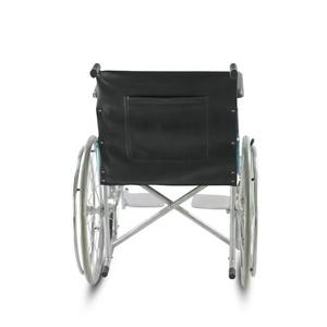 Fauteuil roulant manuel en acier pliable portable pour les handicapés léger avec dispositif de surveillance vétérinaire de conception standard - Product Image 6