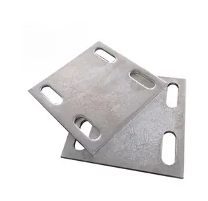 Manufacturer Customized Building Embedded Part Carbon Steel Base Plate for Curtain Wall Construction