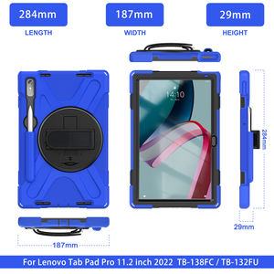 <span class=keywords><strong>Lenovo</strong></span> Tab 11 P11 Pro gen 2 Case Armor Antichoc Robuste <span class=keywords><strong>Housse</strong></span> pour <span class=keywords><strong>tablette</strong></span> Android 11.2 <span class=keywords><strong>pouces</strong></span> Silicone <span class=keywords><strong>de</strong></span> <span class=keywords><strong>protection</strong></span> et matériau PC - Product Image 4