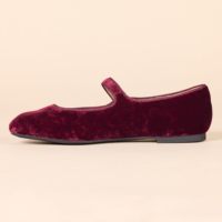 Sepatu Flat Wanita Model Tali Pergelangan Kaki, Sepatu Ballet Flat Ujung Persegi, Sepatu Dress Ballerina, Sepatu Kasual Mary Jane