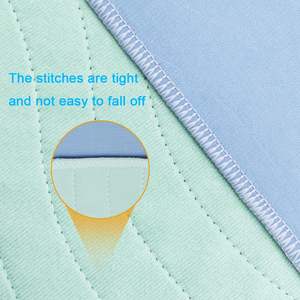 Precio personalizado de fábrica, almohadilla para orinar para mascotas de 4 capas, impermeable, almohadilla para debajo, almohadilla de cama reutilizable lavable para incontinencia - Product Image 4