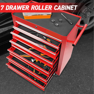 7-Drawer rotolamento forziere multifunzionale Garage magazzino officina di stoccaggio ruote per officina di riparazione meccanica strumento FCJ
