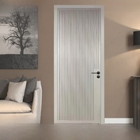 Porte intérieure moderne minimaliste en bois composite massif, insonorisée, écologique, peinte, pour chambre, autres portes