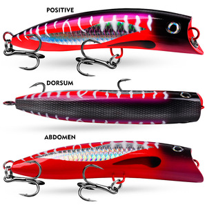 NOUVEAU Leurre de surface géant 19cm 100g pour la pêche en eau salée et en eau douce, idéal pour le thon, le <span class=keywords><strong>kingfish</strong></span> et les gros poissons prédateurs - Product Image 4