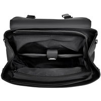 Sac à dos unisexe personnalisé imperméable à enroulement, sac à dos pour ordinateur portable à enroulement, grande capacité, sac d'école pour étudiants, sacs de voyage d'affaires