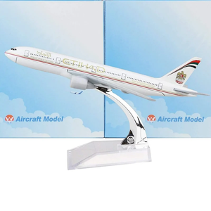 เครื่องบินโดยสารเอติฮัด-B777 รุ่นจำลองโลหะ ขนาด 16 ซม. ของสะสมสำหรับเด็ก รายละเอียดเหมือนจริง - Product Image 2