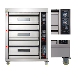 Gran oferta, máquina <span class=keywords><strong>de</strong></span> panadería automática comercial, horno para hornear, 3 cubiertas, 6 bandejas, horno eléctrico <span class=keywords><strong>de</strong></span> cubierta <span class=keywords><strong>de</strong></span> Gas para restaurante, fábrica <span class=keywords><strong>de</strong></span> aperitivos - Product Image 4