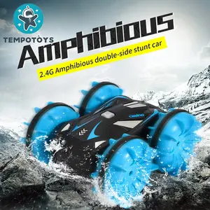 1 16 spielzeug auto modell Suppliers-2.4G Land und Wasser Amphibien Stunt Kinder elektrische Fernbedienung Spielzeug R/C Auto