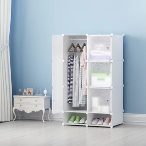 6 Organizer vestiti appeso <span class=keywords><strong>armadio</strong></span> pp materiale <span class=keywords><strong>armadio</strong></span> con uno strato di scarpe Rack mobili per la casa per il soggiorno - Product Image 2