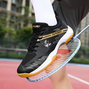 <span class=keywords><strong>Scarpe</strong></span> Sportive Professionali Unisex per <span class=keywords><strong>Pallavolo</strong></span>, Tennis e Ping Pong - Antiscivolo, Leggere, con Lacci, per Allenamento (Per Tutte le Stagioni) - Product Image 4