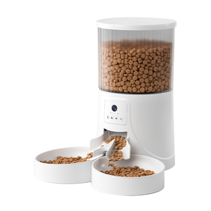 Distributeur automatique de nourriture pour animaux de compagnie 4L avec contrôle intelligent par application WiFi, surveillance vidéo, pour chiens et chats, idéal pour les foyers multi-animaux - Product Image 1