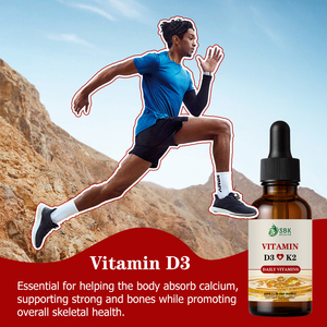 Gotas líquidas de vitamina D3 K2 de alta calidad, vitamina D3 para fortalecer los huesos, esencial para promover una salud óptima de los huesos y el bienestar. - Product Image 4