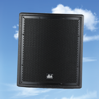 Subwoofer actif professionnel de 1000 W, 12 pouces, équipement audio avec module d'amplification intégré pour les événements d'église