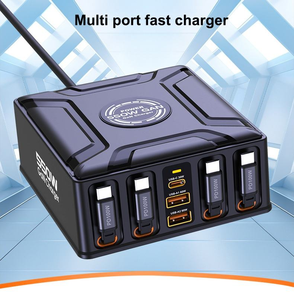 550W ganiii แท่นชาร์จแบบเร็วสำหรับตั้งโต๊ะ, PD3.1อะแดปเตอร์สาย USB-C แล็ปท็อปแบบยืดหดได้สำหรับ MacBook pro/ipad/<span class=keywords><strong>iphone</strong></span> - Product Image 1