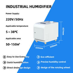 <span class=keywords><strong>Humidificador</strong></span> Ultrasónico de Vapor Frío Continuo: Unidad Industrial Comercial Portátil con Ruedas para Fábricas - Product Image 2