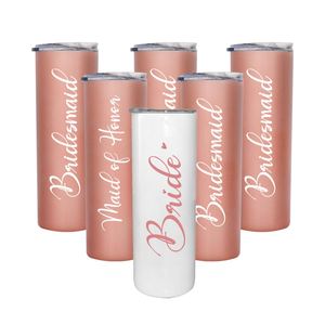 Custom Personalized <strong>Tumbler</strong> Cups Bride Iced Coffee Cup 16 oz <strong>Mason</strong> <strong>Jar</strong> Cups <strong>Tumbler</strong> for Bridesmaid Gifts - Product Image 1