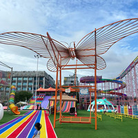 Veilleuse Papillon Lumineuse à Bascule - Construction en Plastique et Métal - Idéale pour Écoles et Parcs d'Attractions - Prix Bas