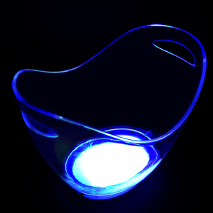 Giá rẻ tùy chỉnh khác nhau nhựa PS PP ánh sáng LED Ice Bucket - Product Image 5