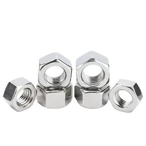 אום משושה מפלדת אל-חלד 304 בתקן גבוה DIN439 בכל הגדלים מ-M5 עד M42 ניתן להתאמה אישית - Product Image 3