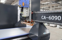 Centrale électrique de CA-6090 de routeur en bois de CNC d'ATC industriel linéaire de rendement élevé pour le routeur productif de commande numérique par ordinateur de 4 axes de travail du bois