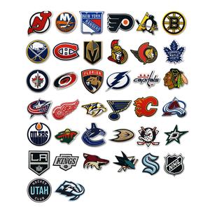 Écussons de Hockey Populaires avec Logo d'Équipe Sportive Brodé Thermocollant pour Vêtements - Product Image 1