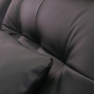 Juego de sofá de cuero de grano superior italiano eléctrico moderno y minimalista retráctil y ajustable para uso en hoteles y sala de estar - Product Image 2