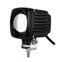 Spot LED moto facile à installer avec câble de commande de commutateur de lentille de projecteur