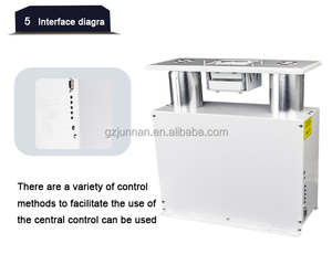 Meccanismo di Sollevamento TV in Acciaio con Telecomando, Supporto a Soffitto Nascosto per Proiettore Elettrico e Telecamera, Altezza Regolabile - Product Image 6