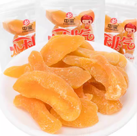 Zhongbao HALAL Buah Kering Irisan Persik Mangga Stroberi Jeruk Manis Siap Makan Kemasan Besar