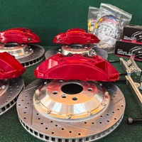 Kit d'étriers de frein électriques intégrés de précision pour Brembo F55 avant 6 pistons et arrière 4 pistons 395x36mm pour BMW X4 G02 F98 X3 G01 F97