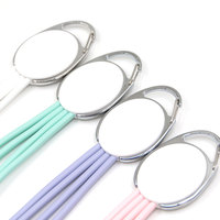 Cadeau promotionnel, câble de charge porte-clés 3-en-1 couleur macaron, portable, TPE, 2A, charge rapide, cordon USB pour Micro USB Type-C, tous les smartphones