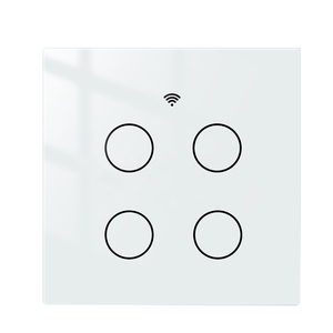 Eléctrico EN EE. UU. AU Estándar Google Alexa Home 4 Gang <span class=keywords><strong>1</strong></span> Way <span class=keywords><strong>Smart</strong></span> WIFI Touch Switch - Product Image 2
