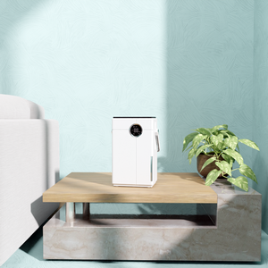 Secador <span class=keywords><strong>de</strong></span> aire para habitación <span class=keywords><strong>de</strong></span> semiconductores dobles, deshumidificador <span class=keywords><strong>de</strong></span> aire portátil <span class=keywords><strong>de</strong></span> 3.3L con mango <span class=keywords><strong>de</strong></span> 650mL/día con temporizador y luz ambiental - Product Image 6