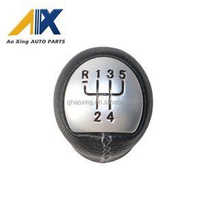 8200568122 Palanca de Cambios Manual de 5 Velocidades para Automóvil, en Negro, Blanco y Azul con Costuras, con Cubierta de Cuero - Product Image 6