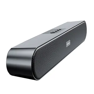 Moxom caixa de som para computador, barra de som soundbar v5.0 sem fio com fio e alto-falante sem fio, home theater, barra de som para pc desktop, laptop, smartphone tv