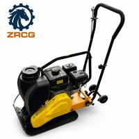 Compacteur à plaques vibrantes ZRCG, petit, à moteur diesel/essence, 12KN, 5800VPM, pour surfaces en asphalte