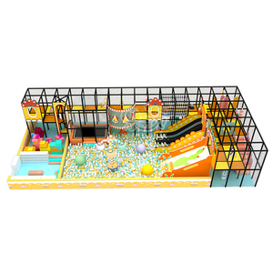 Nouveau parc d'attractions intérieur pour enfants jaune macaron, fabricant commercial direct - Product Image 1