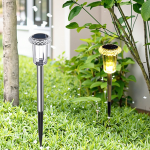 Lampada Solare da Giardino IP44 Impermeabile, Piccola Lampada LED Solare <span class=keywords><strong>per</strong></span> Esterni, Illuminazione Stradale <span class=keywords><strong>per</strong></span> <span class=keywords><strong>Balcone</strong></span> e Decorazioni da Giardino - Product Image 1
