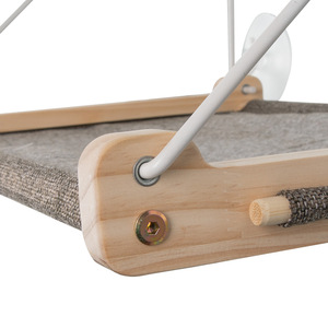 Una forte ventosa può contenere un gatto che pesa fino <span class=keywords><strong>A</strong></span> 25 libbre albero di gatto con un telaio in legno e un letto <span class=keywords><strong>a</strong></span> rete resistente - Product Image 4